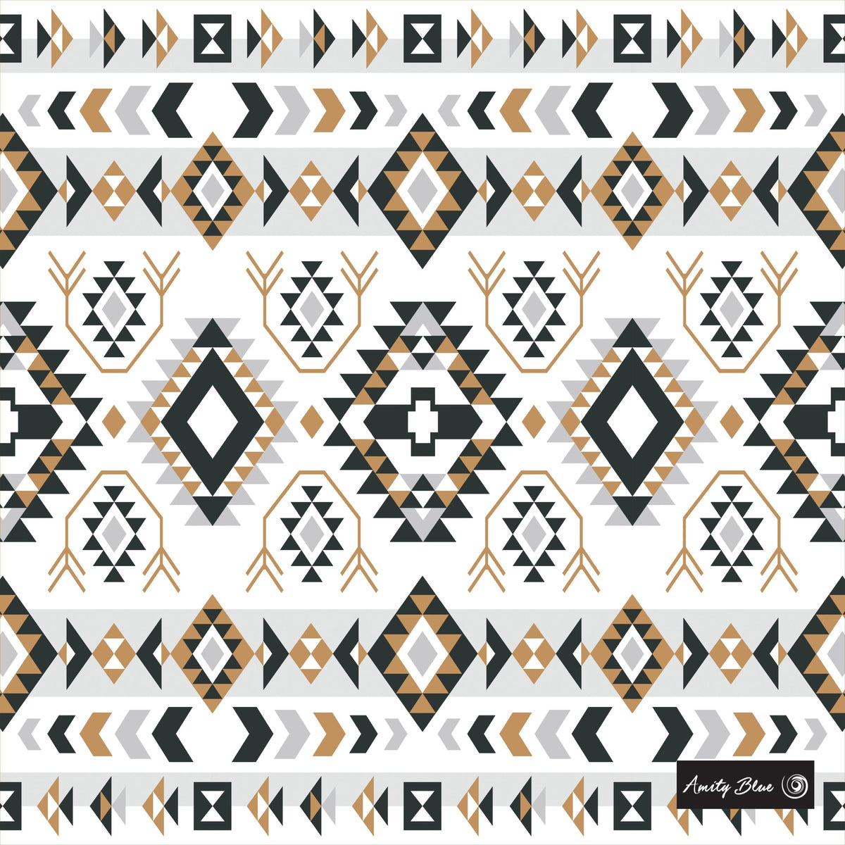 Aztec Beach Blanket Amity Blue