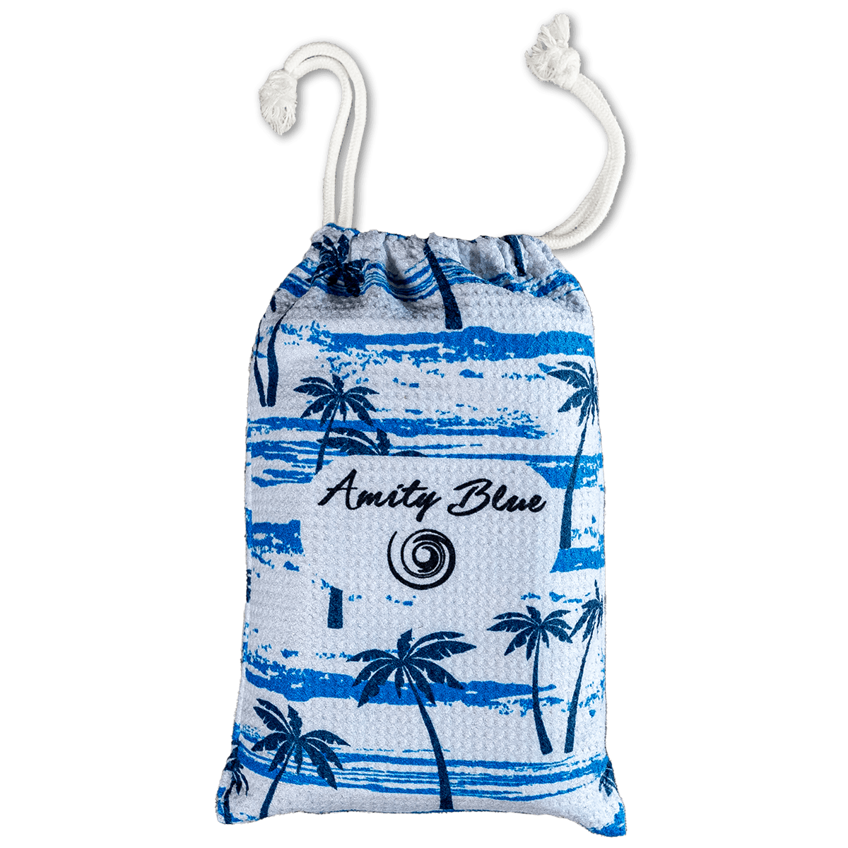 Palm Tree Beach Towel - Amity Blue