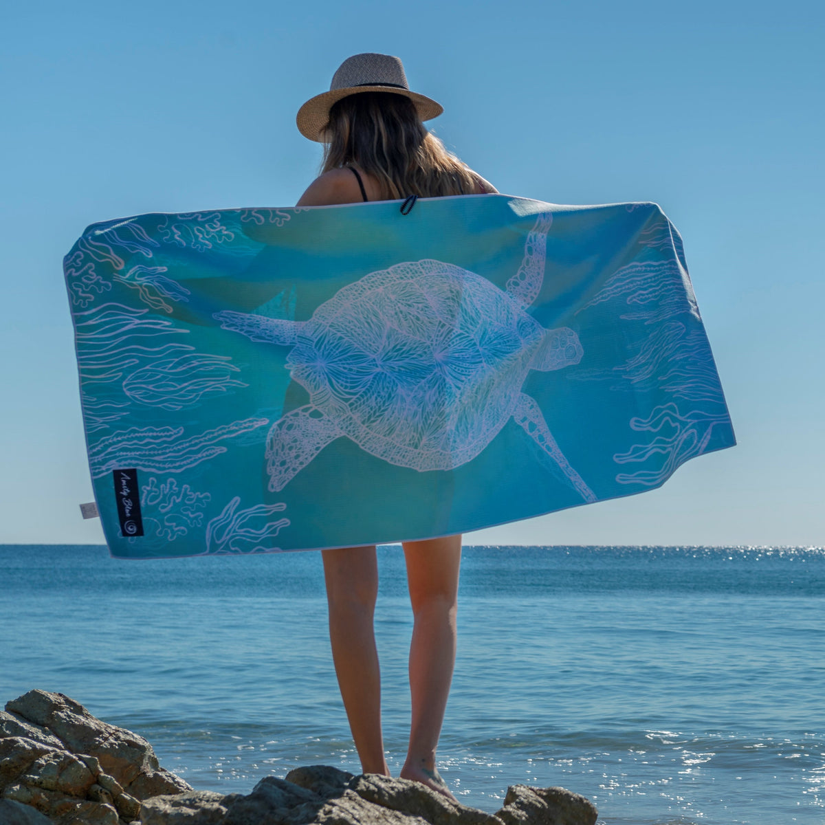 Turtle Beach Towel - Amity Blue