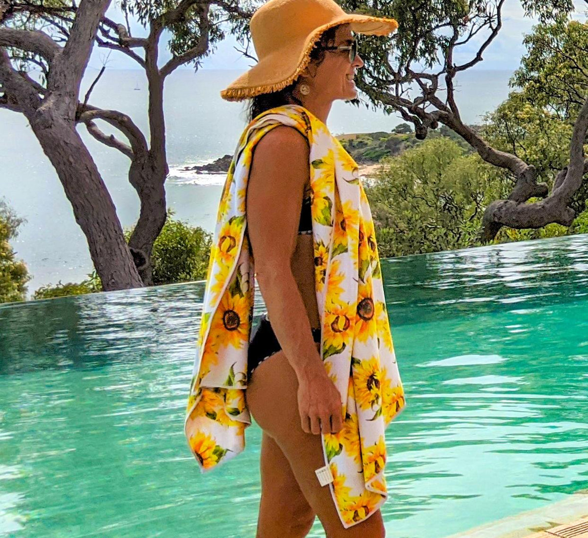 Sunflower Beach Towel