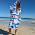 Palm Tree Hooded Towel - Large