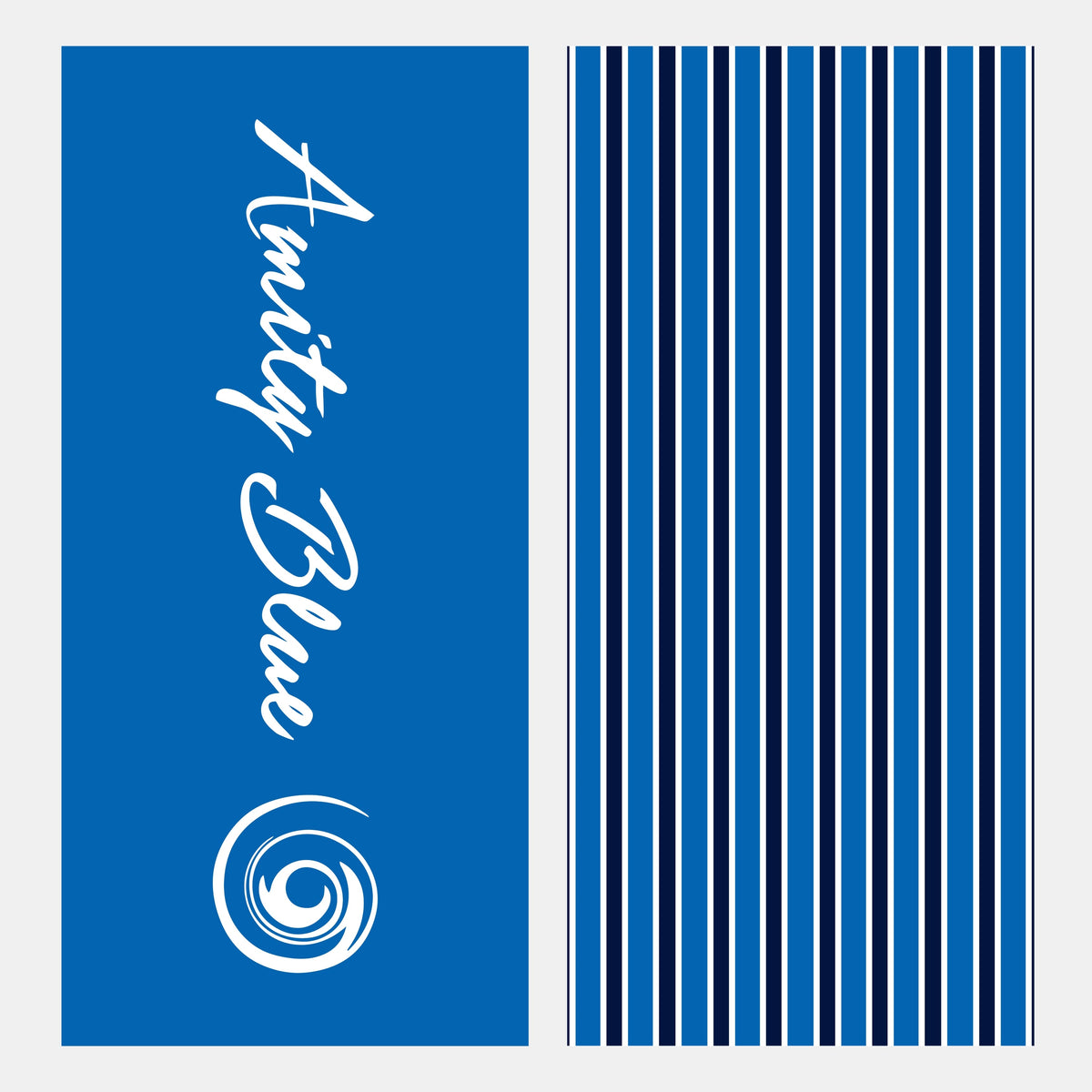 Blue Stripe Beach Towel - Amity Blue