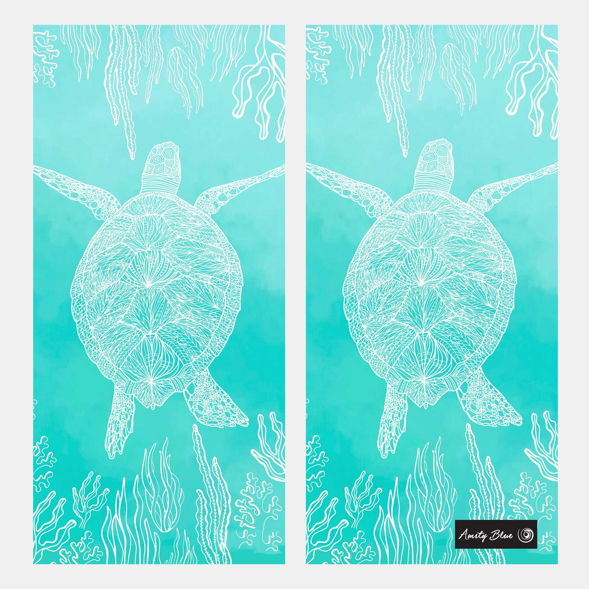 Turtle Beach Towel - Amity Blue