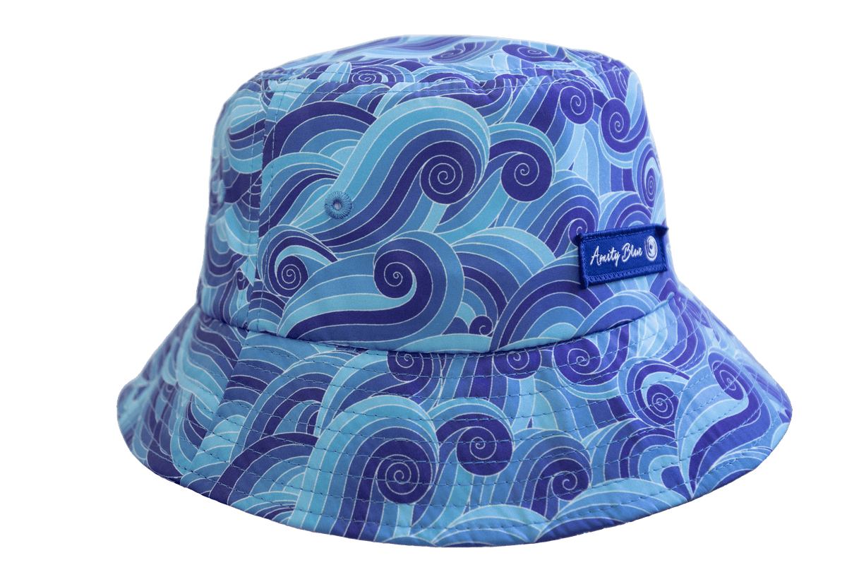 Waves Bucket Hat - Amity Blue